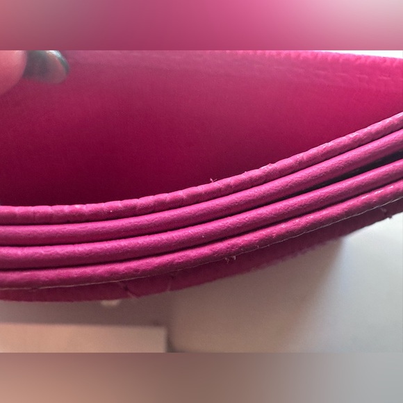 💞💞Gorgeous Chanel Caviar Card Holder 22K Barbie Pink💕💕 - Picture 11 of 16